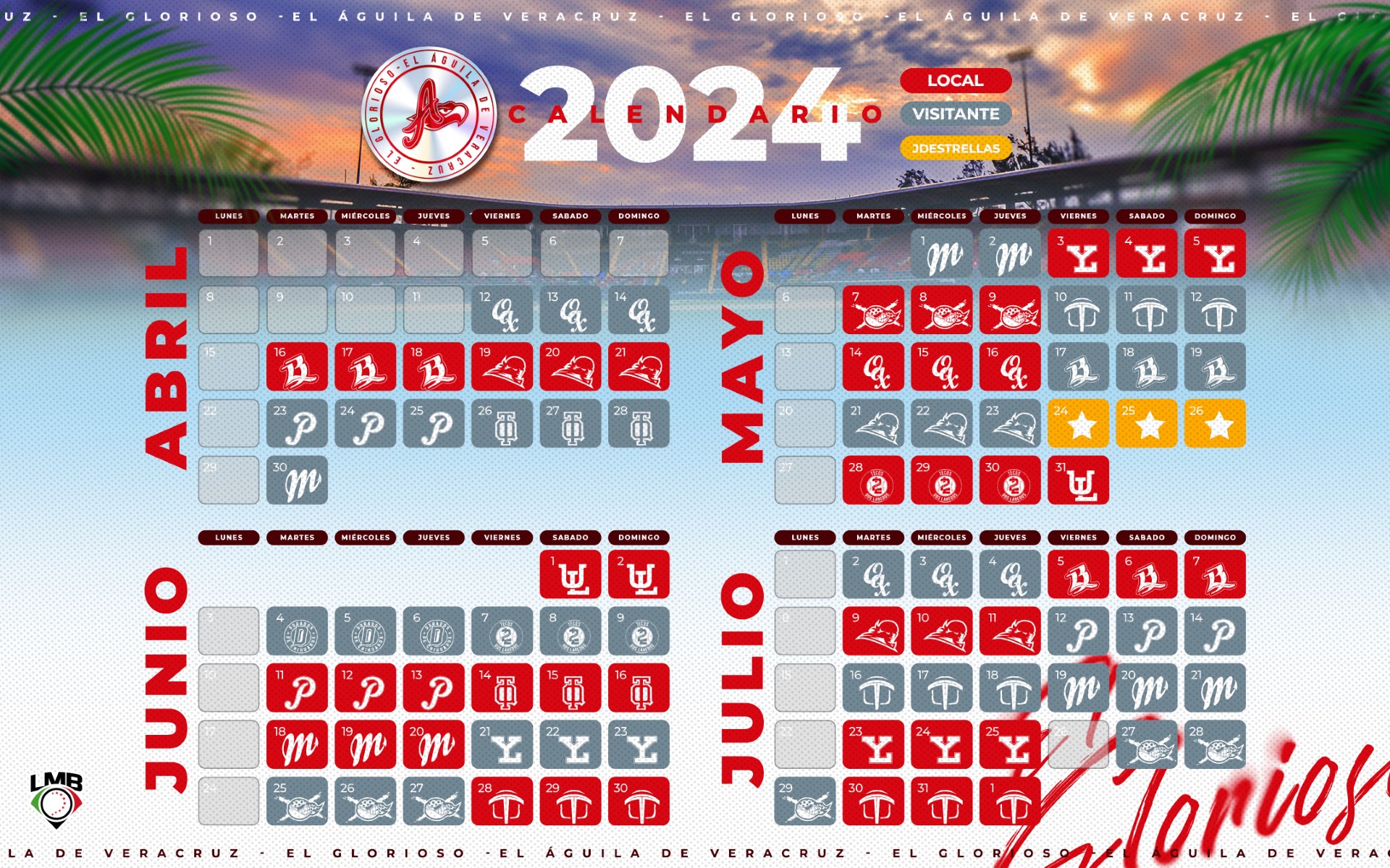 El Águila abrirá ante Bravos de León en la LMB 2024 MÁSNOTICIAS